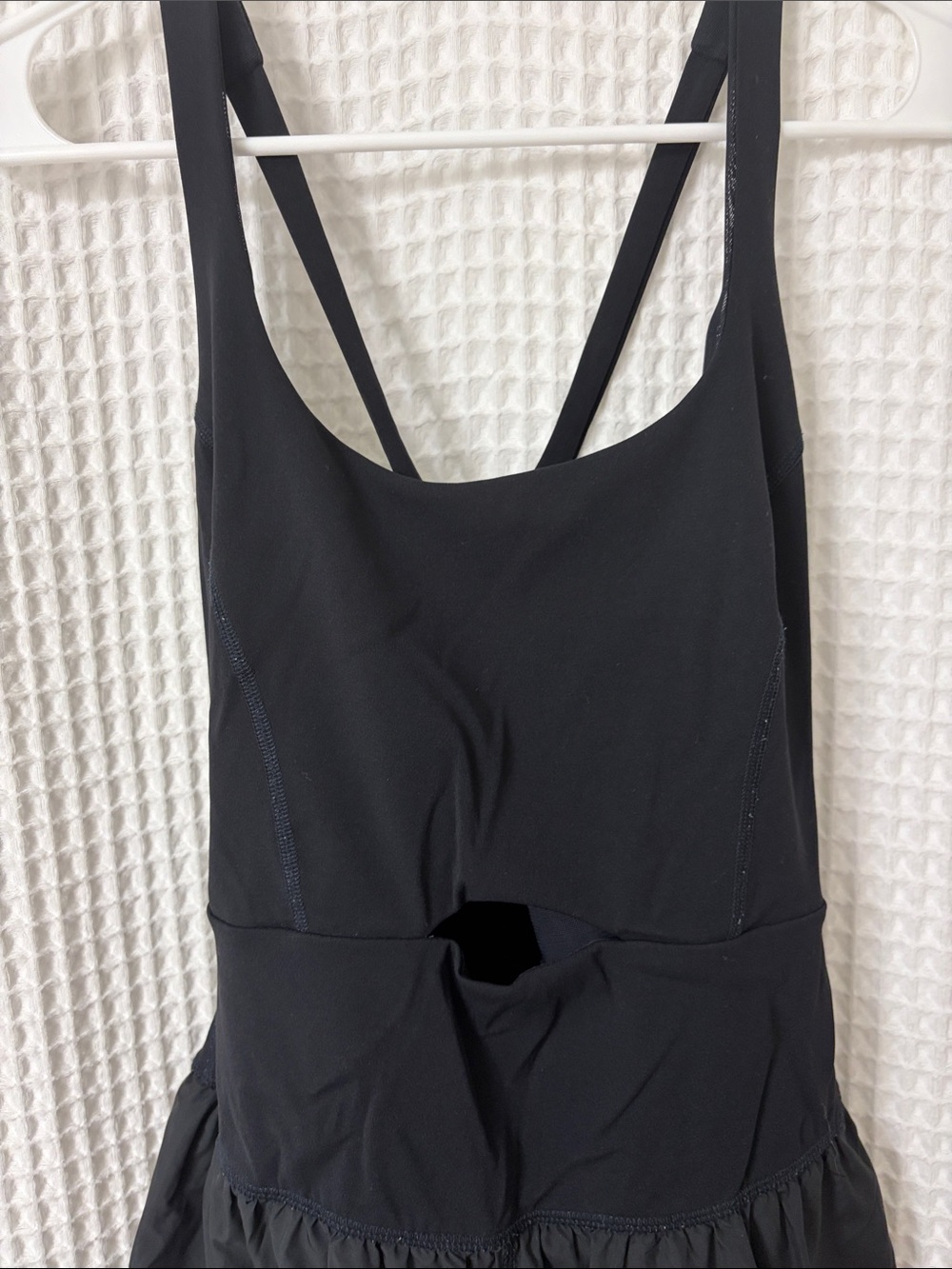 Free People FP Movement Righteous Runsie Black Athletic Romper Medium - Picture 6 of 13